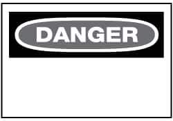 NMC - "Danger", 20" Long x 28" Wide, Rigid Plastic Safety Sign - Rectangle, 0.05" Thick, Use for Accident Prevention - USA Tool & Supply