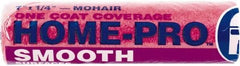 Premier Paint Roller - 1/4" Nap, 7" Wide Paint Roller Cover - Smooth Texture, Polyester - USA Tool & Supply