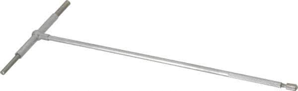 SPI - 3-1/2 to 6 Inch, 12 Inch Overall Length, Telescoping Gage - 12 Inch Long Handle, Hardened Tool Steel, Satin Chrome Finish - USA Tool & Supply