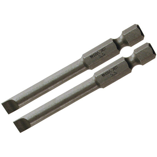3.5MM 70MM OAL SLOT POWER BIT 2/PK - USA Tool & Supply