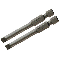3.5MM 70MM OAL SLOT POWER BIT 2/PK - USA Tool & Supply