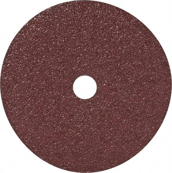 3M - 7" Diam 7/8" Hole 36+ Grit Fiber Disc - Very Coarse Grade, Ceramic, 8,600 Max RPM, Series 982C - USA Tool & Supply