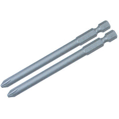 NO 0 70MM OAL PHILLIPS PWR BIT 2/PK - USA Tool & Supply