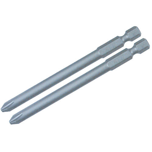 NO 3 70MM OAL PHILLIPS PWR BIT 2/PK - USA Tool & Supply