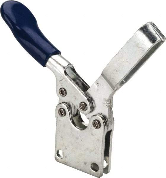 Gibraltar - 200 Lb Holding Capacity, Horizontal Handle, Manual Hold Down Toggle Clamp - 70° Handle Movement, 90° Bar Opening, U-Bar, Straight Base, Carbon Steel - USA Tool & Supply
