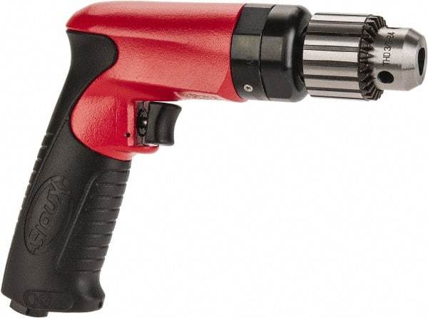 Sioux Tools - 3/8" Keyed Chuck - Pistol Grip Handle, 2,600 RPM, 11.8 LPS, 25 CFM, 0.6 hp - USA Tool & Supply