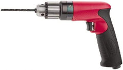 Sioux Tools - 1/4" Keyed Chuck - Pistol Grip Handle, 6,000 RPM, 11.8 LPS, 25 CFM, 0.6 hp - USA Tool & Supply