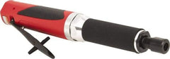 Sioux Tools - 1/4" Collet, Straight Handle, Straight Air Die Grinder - 18,000 RPM, Rear Exhaust, 29.67 CFM, 1 hp, 6.21 bar, 1/4 NPT - USA Tool & Supply