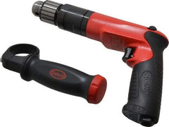 Sioux Tools - 3/8" Reversible Keyed Chuck - Pistol Grip Handle, 1,200 RPM, 14.16 LPS, 30 CFM, 1 hp - USA Tool & Supply