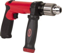 Sioux Tools - 1/2" Reversible Keyed Chuck - Pistol Grip Handle, 700 RPM, 14.16 LPS, 30 CFM, 1 hp - USA Tool & Supply