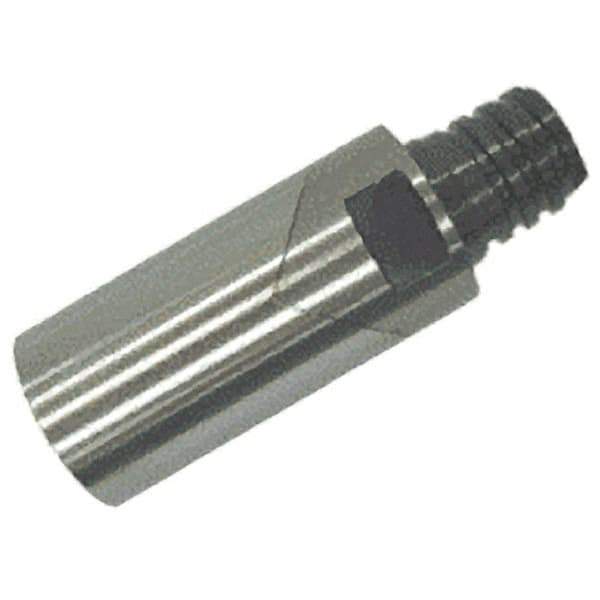 Iscar - T15 Connection to Tip, T15 Connection to Shank, Milling Tip Insert Threaded Extension - 1.772 Inch Extension Length, 0.941 Inch Max Diameter, Multimaster Series - USA Tool & Supply