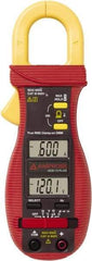 Amprobe - 3086905, CAT III, Digital True RMS HVAC Clamp Meter with 1.0236" Clamp On Jaws - 600 VAC/VDC, 600 AC Amps, Measures Voltage, Continuity, Current, Frequency, microAmps, Resistance, Temperature - USA Tool & Supply