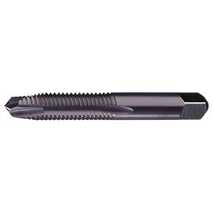 M5x0.8 2 Flute D4 Plug HSS Standard Spiral Point Tap- TiCN - Exact Industrial Supply
