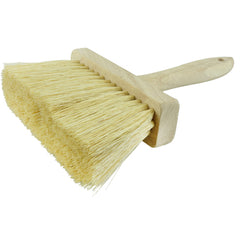 6″ Masonry Brush, 3″ Trim Length, White Tampico Fill - USA Tool & Supply