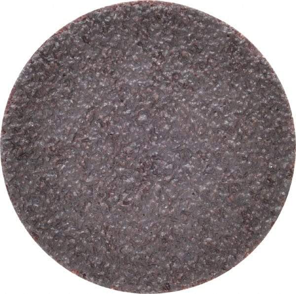 Norton - 2" Disc Diam, 36 Grit, Aluminum Oxide Quick Change Disc - Type R Attaching System, Coated, Brown, Very Coarse Grade, 25,000 RPM, R228 Series - USA Tool & Supply