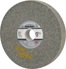 3M - 6" Diam, 1" Face Width, 1" Center Hole, Fine Grade, Silicon Carbide Deburring Wheel - Convolute, Hard Density 11 Grade, 6,000 RPM - USA Tool & Supply