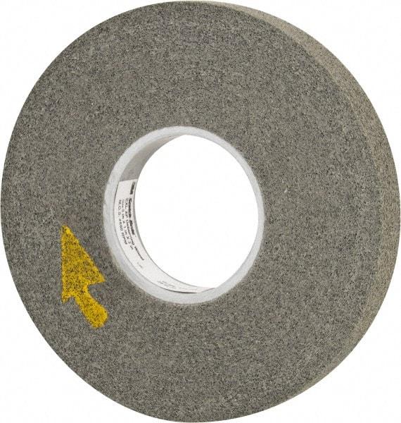 3M - 8" Diam, 1" Face Width, 3" Center Hole, Fine Grade, Silicon Carbide Deburring Wheel - Convolute, Hard Density 11 Grade, 4,500 RPM - USA Tool & Supply