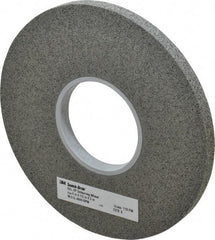 3M - 8" Diam, 1/2" Face Width, 3" Center Hole, Fine Grade, Silicon Carbide Deburring Wheel - Convolute, Hard Density 11 Grade, 4,500 RPM - USA Tool & Supply