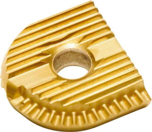 Tool-Flo - TBXR625 ZS Grade ZS26D Carbide Milling Insert - AlTiN Finish, 0.156" Thick, 1" Inscribed Circle - USA Tool & Supply