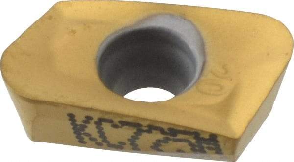 Kennametal - EC1020 LD Grade KC725M Carbide Milling Insert - TiN/TiCN/TiN Finish, 0.148" Thick, 2mm Corner Radius - USA Tool & Supply