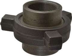 Made in USA - Size 2", Class 3,000, Forged Carbon Steel Black Pipe Lug Union - 3,000 psi, Threaded End Connection - USA Tool & Supply