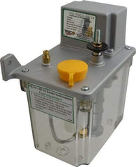 Trico - 2 L Reservoir Capacity, 3-6 cc Output per Cycle, 12-24 cc Output per Hour, Central Lubrication System Electric Pump - 15 min Interval Between Cycles, 130mm Wide x 225mm High, 110 Volt, Oil, 5/16-24 Outlet Thread - USA Tool & Supply