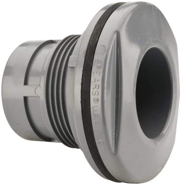 Value Collection - 2" CPVC Plastic Pipe Tank Adapter - Schedule 80, Soc x Fipt End Connections - USA Tool & Supply