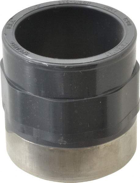 Value Collection - 1-1/2" PVC Plastic Pipe Female Adapter - Schedule 80, PVC Slip x Brass Fipt End Connections - USA Tool & Supply