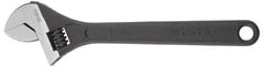 Irwin - 1-3/4" Jaw Capacity, 15" Standard Adjustable Wrench - Chrome Vanadium Steel, Chrome Finish - USA Tool & Supply