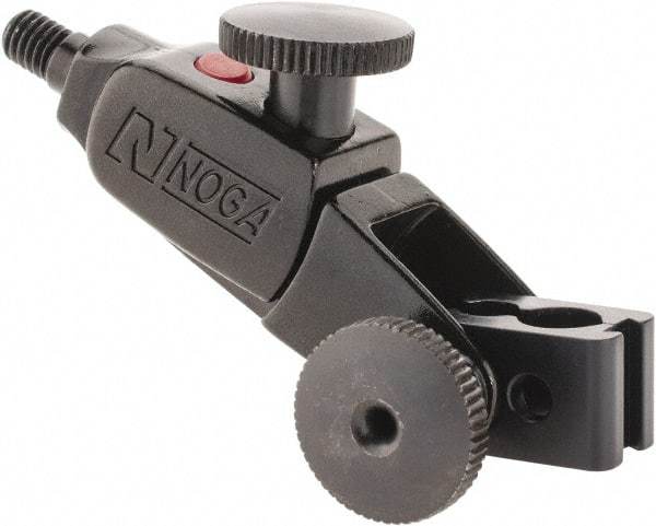 Noga - 3 Inch Long, Magnetic Indicator Base Fine Adjustment Clamp - Use With Dial and Test Indicators - USA Tool & Supply