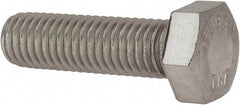 Value Collection - 1/2-13 UNC, 1-3/4" Length Under Head Hex Head Cap Screw - Fully Threaded, Grade 18-8 Stainless Steel, Uncoated, 3/4" Hex - USA Tool & Supply