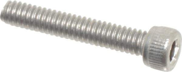 Value Collection - #5-40 UNC Hex Socket Drive, Socket Cap Screw - Grade 18-8 Stainless Steel, Uncoated, 3/4" Length Under Head - USA Tool & Supply