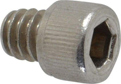Value Collection - 1/4-20 UNC Hex Socket Drive, Socket Cap Screw - Grade 18-8 Stainless Steel, Uncoated, 1/4" Length Under Head - USA Tool & Supply