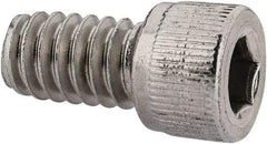 Value Collection - 1/4-20 UNC Hex Socket Drive, Socket Cap Screw - Grade 18-8 Stainless Steel, Uncoated, 7/16" Length Under Head - USA Tool & Supply