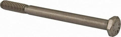 Value Collection - 1/4-20 UNC, 3-1/4" Length Under Head Hex Head Cap Screw - Partially Threaded, Grade 18-8 Stainless Steel, Uncoated, 7/16" Hex - USA Tool & Supply