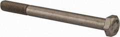 Value Collection - 5/16-24 UNF, 3-1/2" Length Under Head Hex Head Cap Screw - Partially Threaded, Grade 18-8 Stainless Steel, Uncoated, 1/2" Hex - USA Tool & Supply