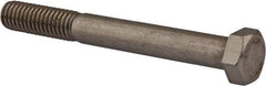 Value Collection - 3/8-16 UNC, 3-1/4" Length Under Head Hex Head Cap Screw - Partially Threaded, Grade 18-8 Stainless Steel, Uncoated, 9/16" Hex - USA Tool & Supply