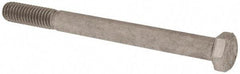 Value Collection - 3/8-16 UNC, 4-1/4" Length Under Head Hex Head Cap Screw - Partially Threaded, Grade 18-8 Stainless Steel, Uncoated, 9/16" Hex - USA Tool & Supply