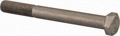 Value Collection - 3/8-24 UNF, 3-1/2" Length Under Head Hex Head Cap Screw - Partially Threaded, Grade 18-8 Stainless Steel, Uncoated, 9/16" Hex - USA Tool & Supply
