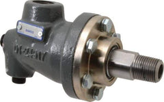 Barco - 1/2 NPT Right Hand Rotor Thread, 1/2" NPT Port, 5-7/8" Body Length, Single Flow, High Temperature (Hot Oil), Rotary Union - 600 Max RPM, 100 Max Hot Oil psi - USA Tool & Supply