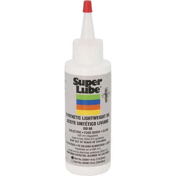 Synco Chemical - 4 oz Bottle Synthetic Lubricant - Translucent, -40°F to 500°F, Food Grade - USA Tool & Supply