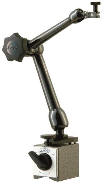 Noga - 0.001" Graduation, 0-100 Dial Reading, Indicator & Base Kit - 2-9/32" Dial Diam - USA Tool & Supply