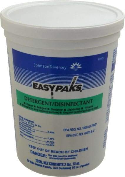 Easy Paks - 0.5 oz Packet All-Purpose Cleaner - Detergent Disinfectant, Unscented - USA Tool & Supply