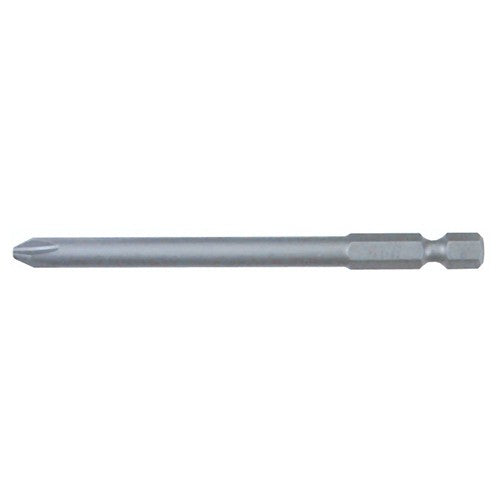 Phillips Power Bit. #0 × 90mm. Chrome-vanadium-molybdenum S2 modified tool steel. - USA Tool & Supply