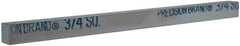 Made in USA - 12" Long x 3/4" High x 3/4" Wide, Zinc-Plated Key Stock - Low Carbon Steel - USA Tool & Supply