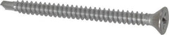 Value Collection - #8, Flat Head, Phillips Drive, 2" OAL, #2 Point, Self Drilling Screw - Grade 410 Stainless Steel - USA Tool & Supply