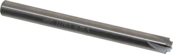 Hertel - 1/32" Radius, 3/16" Mill Diam, 4 Flute Solid Carbide Corner Rounding End Mill - Single End, Uncoated, 1/8" Tip Diam, 2" OAL, 3/16" Shank Diam - USA Tool & Supply