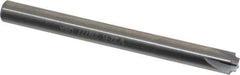Hertel - 1/32" Radius, 3/16" Mill Diam, 4 Flute Solid Carbide Corner Rounding End Mill - Single End, Uncoated, 1/8" Tip Diam, 2" OAL, 3/16" Shank Diam - USA Tool & Supply