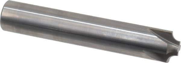 Hertel - 5/32" Radius, 5/8" Mill Diam, 4 Flute Solid Carbide Corner Rounding End Mill - Single End, Uncoated, 3-1/2" OAL, 5/8" Shank Diam - USA Tool & Supply