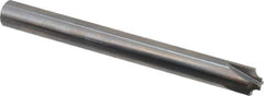 Hertel - 1/16" Radius, 1/4" Mill Diam, 4 Flute Solid Carbide Corner Rounding End Mill - Single End, Uncoated, 1/8" Tip Diam, 2-1/2" OAL, 1/4" Shank Diam - USA Tool & Supply